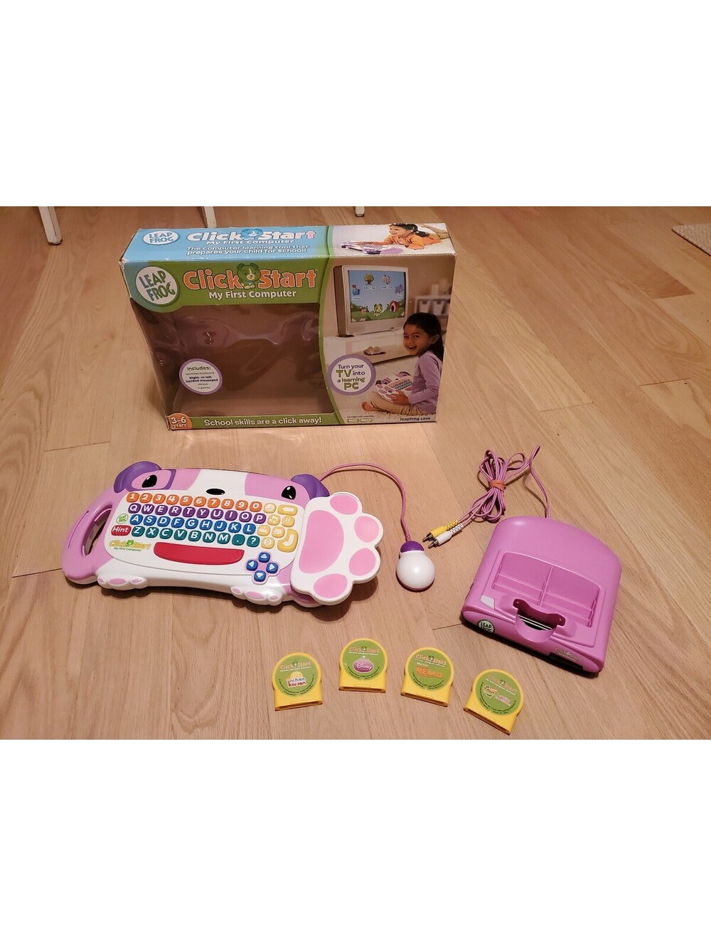 LeapFrog ClickStart My First Computer Educational Toy with 4 Games